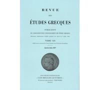 Revue des études grecques (Janvier-Juin 2007, 120-1)