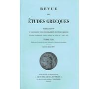 Revue des études grecques (Janvier-Juin 2015, 128-1)