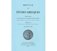 Revue des études grecques (Juillet-Décembre 2008, 121-2)