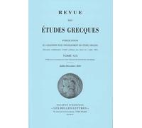 Revue des études grecques (Juillet-Décembre 2010, 123-2)