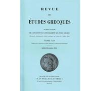 Revue des études grecques (Juillet-Décembre 2016, 129-2)