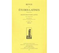 Revue des études latines (2023) (2023, 101)