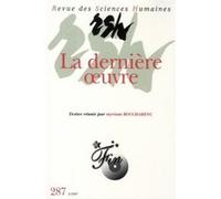Revue des Sciences Humaines, n°287/juillet - septembre 2007 PU Septentrion (Auteur)