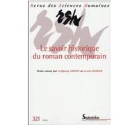 Revue des Sciences Humaines, n°321/janvier - mars 2016