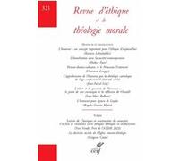 Revue d'Ethique et de Théologie Morale 321 Collectif (Auteur)