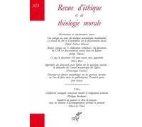 Revue d'éthique et de théologie morale 323 Collectif (Auteur)
