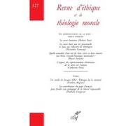 Revue d'éthique et de théologie morale 327 Collectif (Auteur)