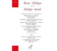 Collectif – Revue d'éthique et de théologie morale n° 314