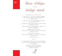 Revue d'éthique et de théologie morale n°330: Décembre 2025