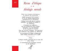 Revue d'ethique et de theologie morale - numero 305 Collectif (Auteur)