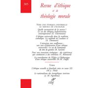 Revue d'ethique et de theologie morale - numero 305 - Collectif - Cerf - broché - Revue