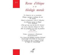 Revue d'ethique et de theologie morale - numero 311 a l'epreuve de la pandemie Collectif (Auteur)
