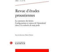 Revue d'études proustiennes Luc Fraisse (Direction), Collectif (Auteur)
