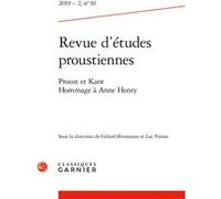 Revue d'études proustiennes Luc Fraisse (Direction), Collectif (Auteur)