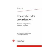 Revue d'études proustiennes