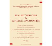 REVUE D'HISTOIRE DE LA FRANC-MAÇONNERIE - N°2: Loge nationale de recherche Marquis de La Fayettede la Grande Loge de France
