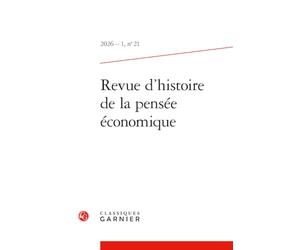 Revue d'histoire de la pensée économique (2026) (2026 - 1, n° 21)