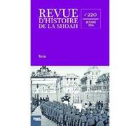Collectif – Revue d'histoire de la Shoah – n°220 : Varia – Broché – Éditions Calmann-Lévy