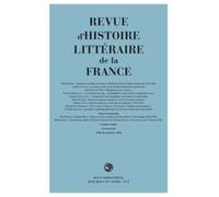 Revue D'histoire Litteraire De La France 2 - 2019, 119e Annee - N 2 - Varia