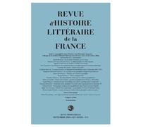 Revue d'Histoire littéraire de la France 2025 - Emmanuel Bury - Classiques Garnier - broché - Revue