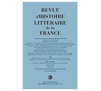 Revue D'histoire Litteraire De La France 3 - 2019, 119e Annee - N 3 - Varia