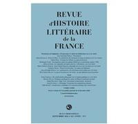 Revue d'Histoire littéraire de la France (3 - 2021, 121e année, n° 3)