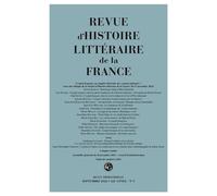 Revue d'Histoire littéraire de la France - Emmanuel Bury - Classiques Garnier - broché - Revue
