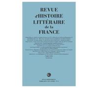 Revue D'histoire Littéraire De La France N.1 - 2019, 119e Année - Varia