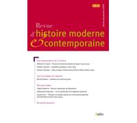 Revue D'histoire Moderne Et Contemporaine N.63 - Octobre 2016 T.3