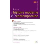 Revue d'histoire moderne et contemporaine, n° 70-3 (juillet-septembre 2023)