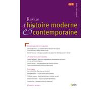Revue d'histoire moderne et contemporaine n° 72-1 (janvier-mars 2025) - Collectif - Belin - broché - Revue
