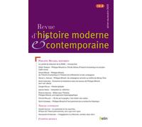 Revue d'histoire moderne et contemporaine, n° 72-3 (juillet-septembre 2025)