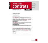 Revue Droit Des Contrats - N° 1-2019