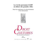 Revue Droit Et Cultures N.77 - La Vie Des Personnes Lgbt En Dehors Des Grandes Villes - Situer Les Expériences, Les Discriminations Et Les Intersections (Édition 2019)