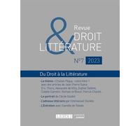 Revue droit et littérature 7-2023 Notre Péguy - Collectif - Lgdj - broché - Revue