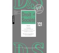 Revue Droit et Société 121/2025 - Collectif - Lgdj - broché - Revue