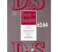 Revue droit et societe n 63/64 - 2007 Collectif (Auteur)