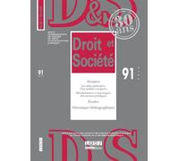 Revue droit et societe n 91 - 2015 Les styles judiciaires. une analyse comparéedésobéissance et non-respect des nor - Collectif - Lgdj - broché - Revue