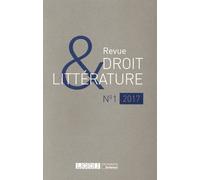 Revue Droit & Littérature N° 1/2017