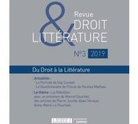 Revue Droit & Littérature N° 3-2019 Collectif (Auteur)