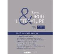 Revue Droit & Littérature N°6-2022 - À Travers Champs