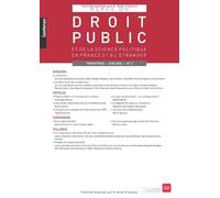 Revue du Droit Public 02/2026