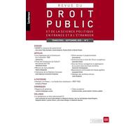 Revue du Droit Public 03/2025