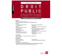 Revue Du Droit Public 03/2025 - 3 2025
