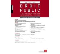 Revue du Droit Public 03/2025 - Collectif - Lgdj - broché - Revue