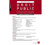 Revue du Droit Public 04/2025 - Collectif - Lgdj - broché - Revue