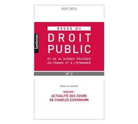 Revue Du Droit Public N° 2/2016