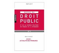 Revue Du Droit Public N° 3-2