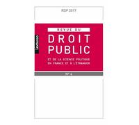 Revue Du Droit Public N° 4-2