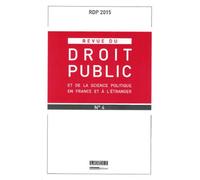 Revue Du Droit Public N.4 - 2015